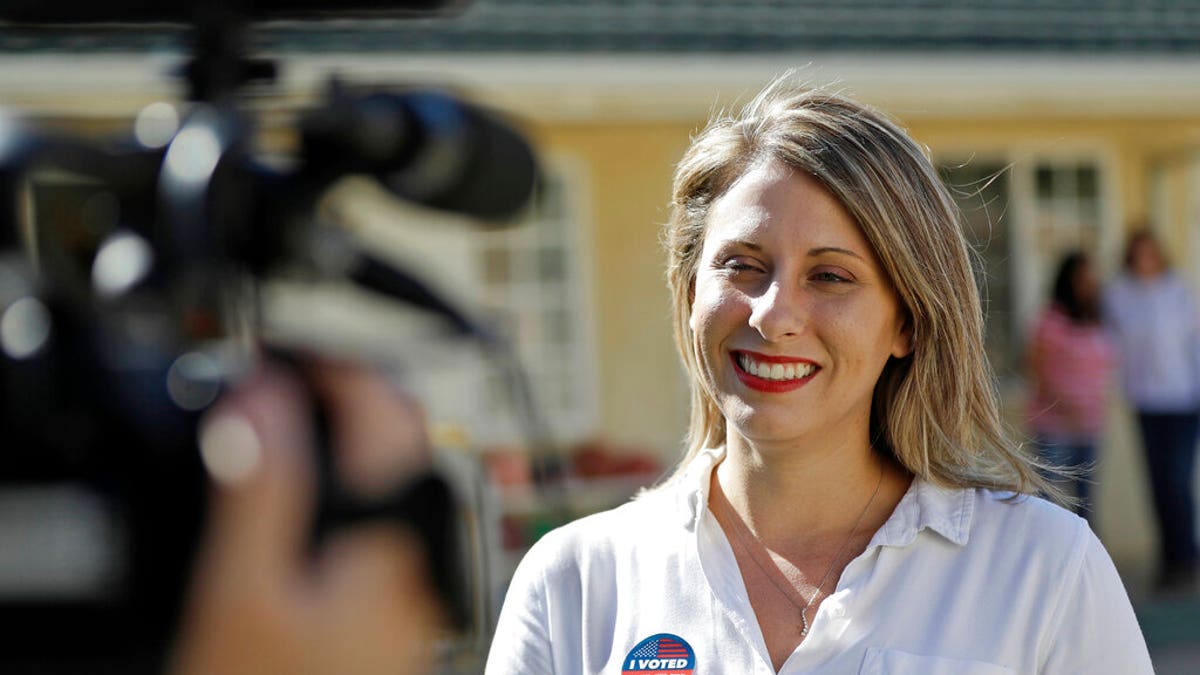 FILE - Katie Hill. (AP Photo/Marcio Jose Sanchez, File)