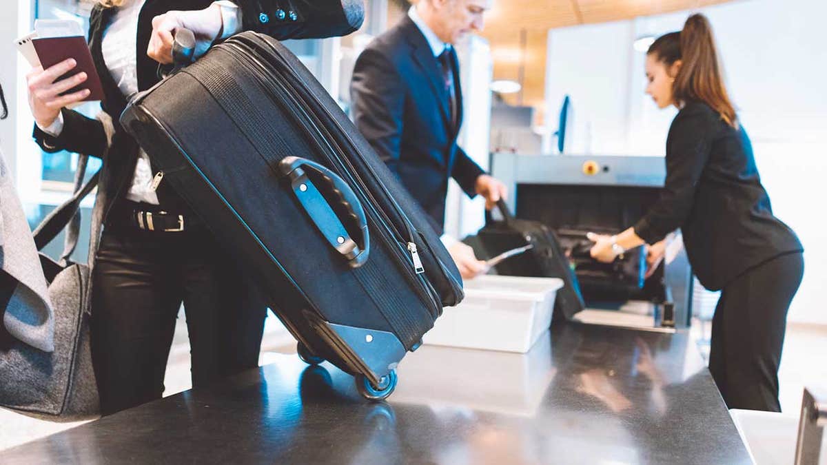 luggage at airport