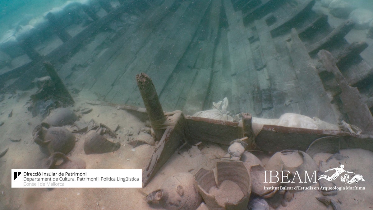 The Mediterranean wreck is well preserved. (Consell de Mallorca/IBEAM)