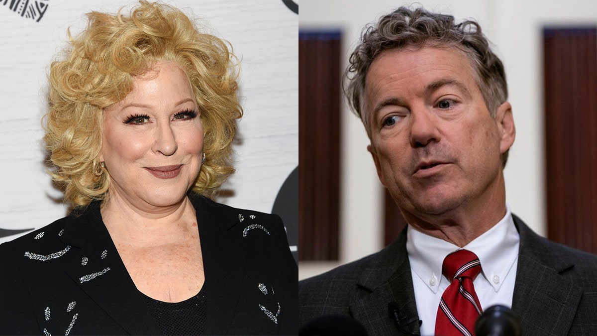 Bette Midler took a shot at Rand Paul over comments he made about the Kurds.