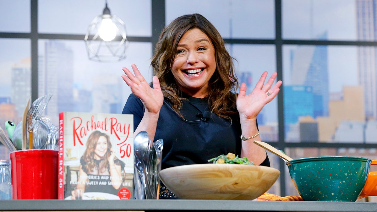 Rachael Ray cooks on air