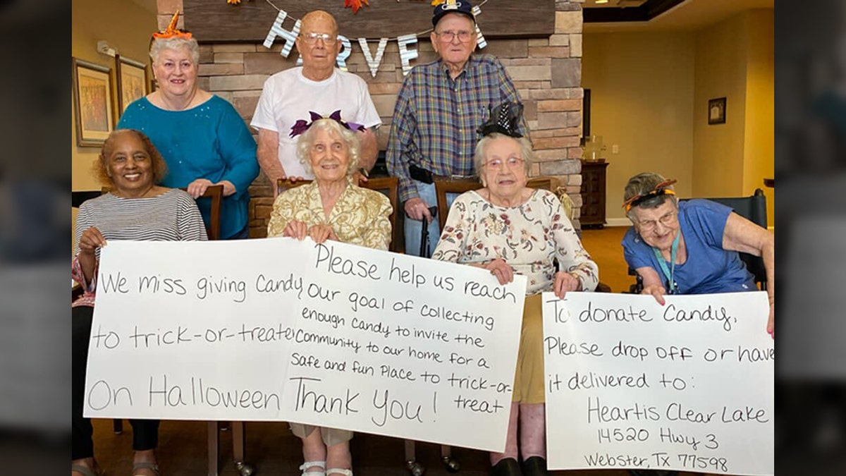 Seniors at Heartis Living Center asked for candy donations so they could host trick-or-treaters. (Heartis Senior Living)