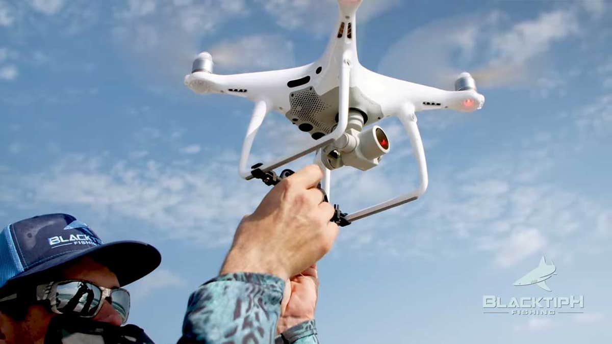 Florida fisherman catches enormous tarpon from shore with help from drone:  'People were freaking out