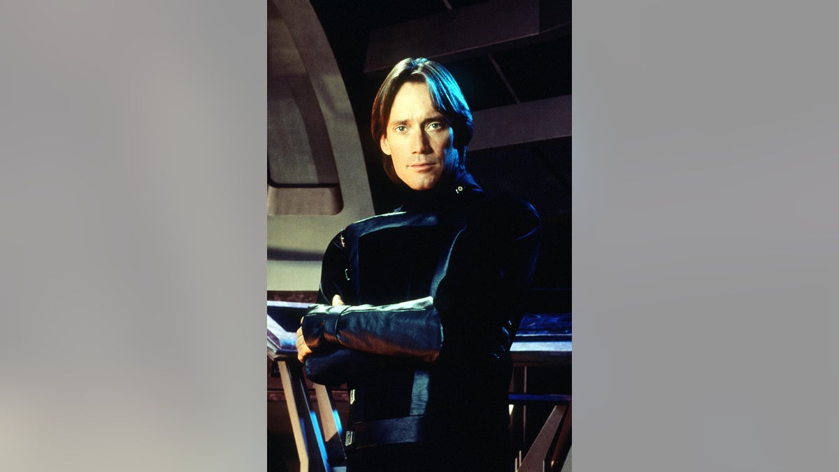 Kevin Sorbo, star of "Gene Roddenberry's Andromeda" television series, poses for a portrait on the set of the show.