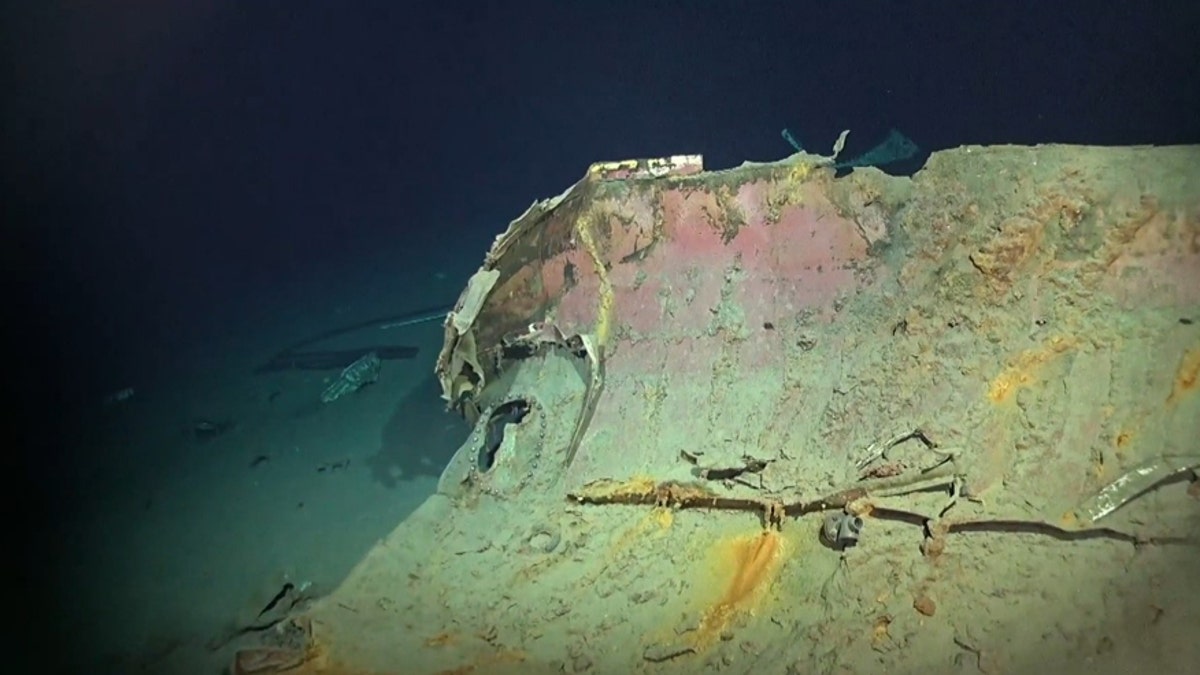 The wreck was found resting at a depth of 20,406 feet. (Vulcan Inc.)