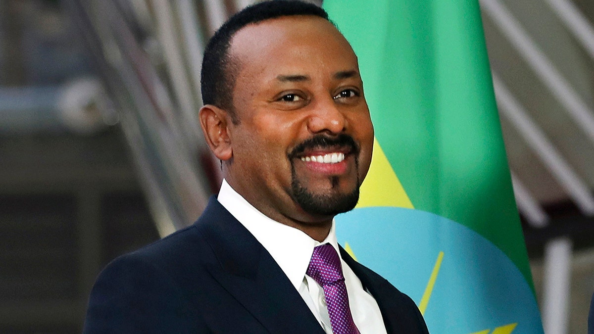 In this Thursday, Jan. 24, 2019 file photo, Ethiopian Prime Minister Abiy Ahmed at the European Council headquarters in Brussels. The 2019 Nobel Peace Prize was given to Ethiopian Prime Minister Abiy Ahmed on Friday Oct. 11, 2019. 
