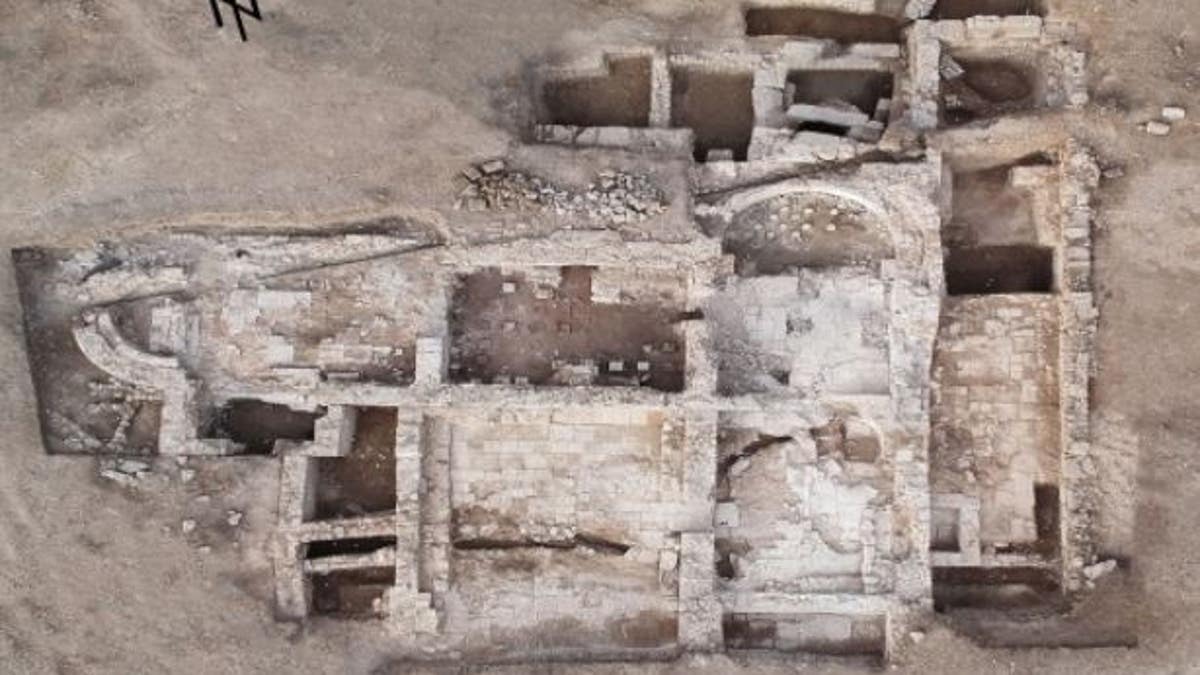 Large baths dating from the Roman times were discovered.