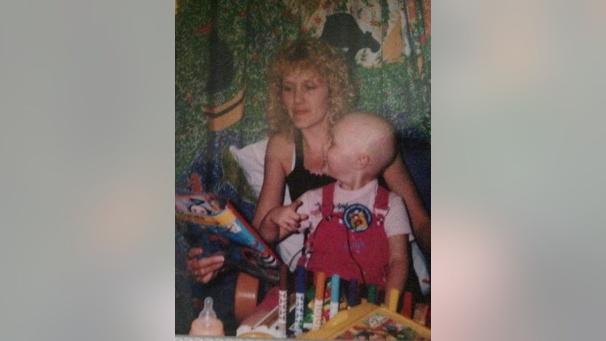 Payne, pictured during her treatment, said she always wanted to give back to the nurses and doctors who helped her.