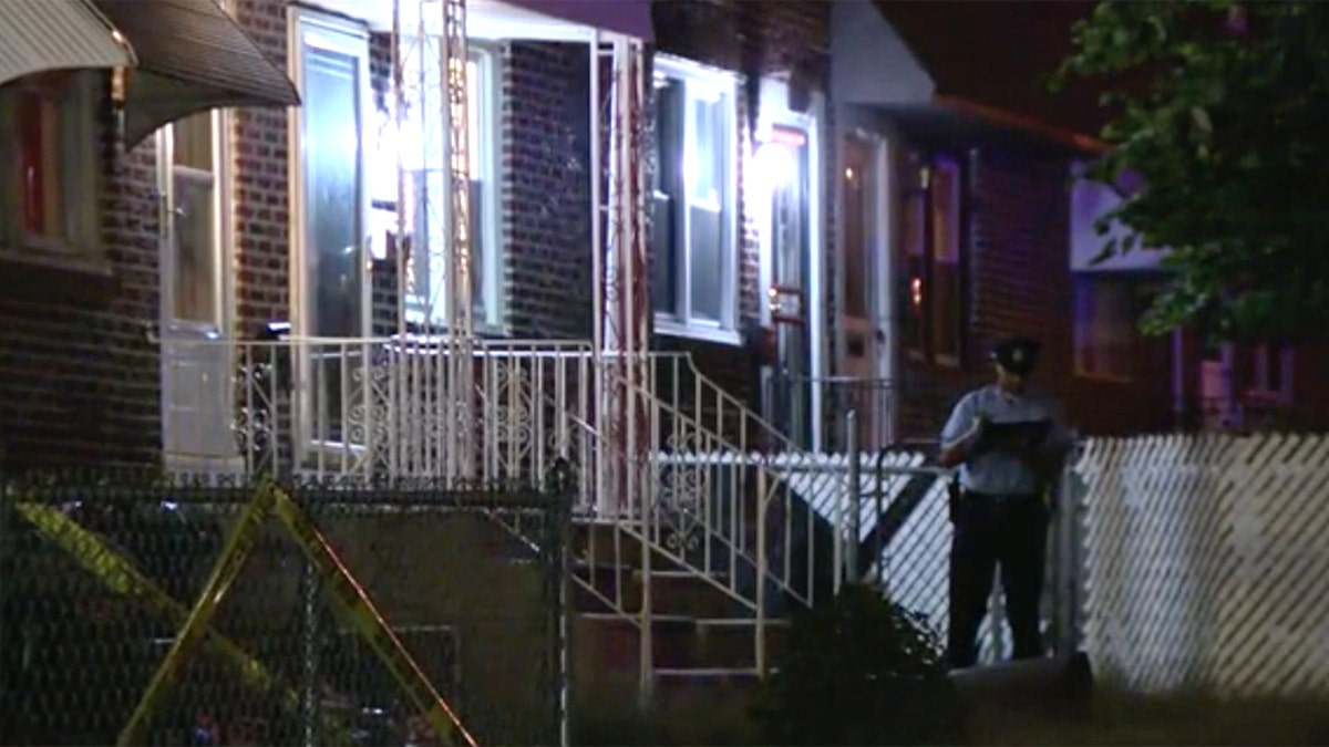 The scene where the shooting unfolded Monday in northeast Philadelphia. (Fox 29)