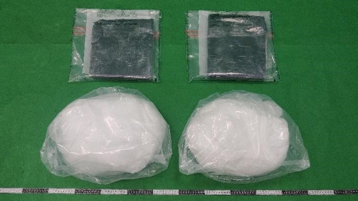 An image of the drugs recently seized at?Hong Kong International Airport in a $3 million heist.