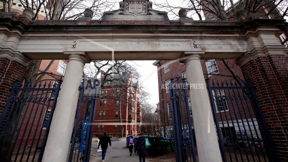 Harvard gates in Cambridge