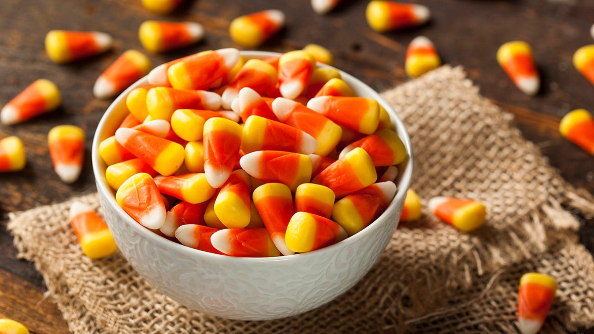 colorful candy corn