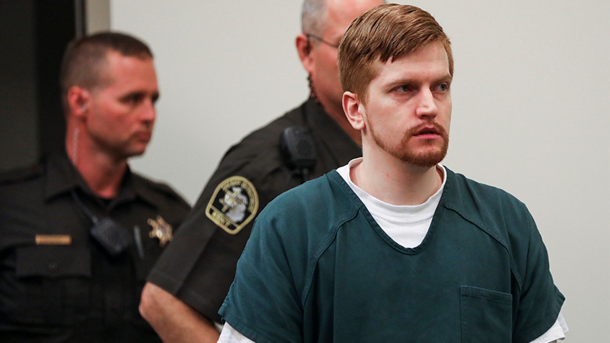 Jared Chance enters the courtroom for his sentencing in Kent County Circuit Court, on Thursday, in Grand Rapids, Mich. (AP/The Grand Rapids Press)