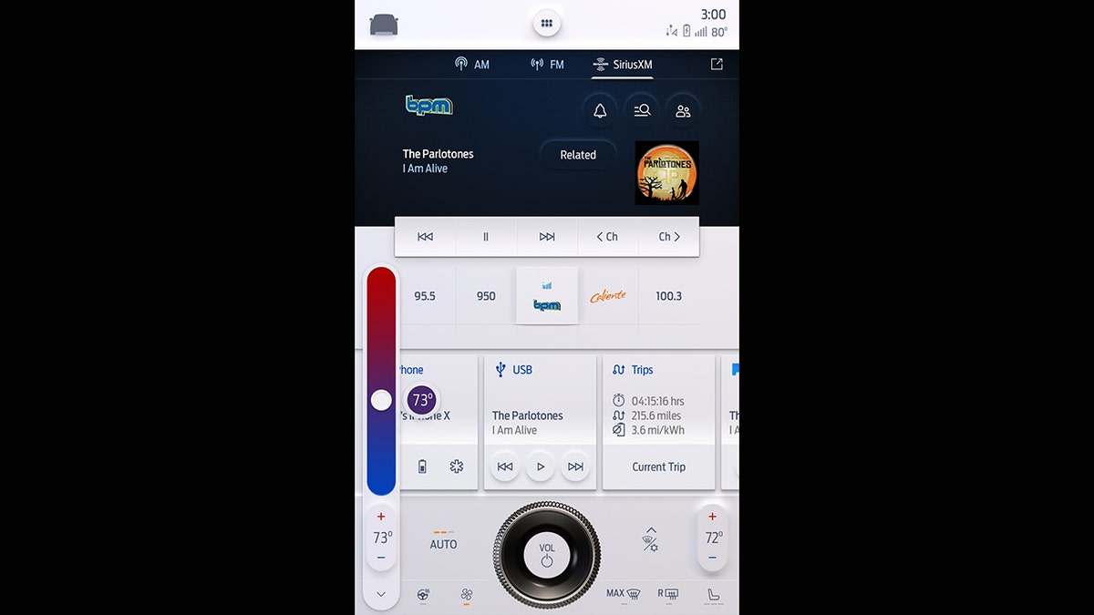 SYNC 4 features a redesigned interface.