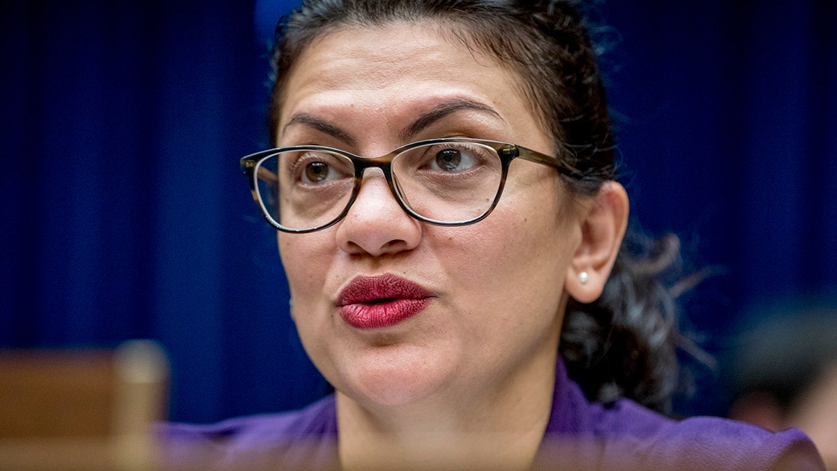 Rep. Rashida Tlaib, D-Mich., once vowed to impeach 'the motherf---er' -- and now is the subject of an Ethics Committee probe. (AP Photo/Andrew Harnik)