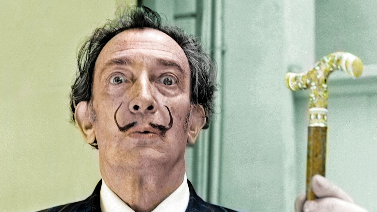 Spanish surrealist painter Salvador Dali lived from May 1904 to January 1989.