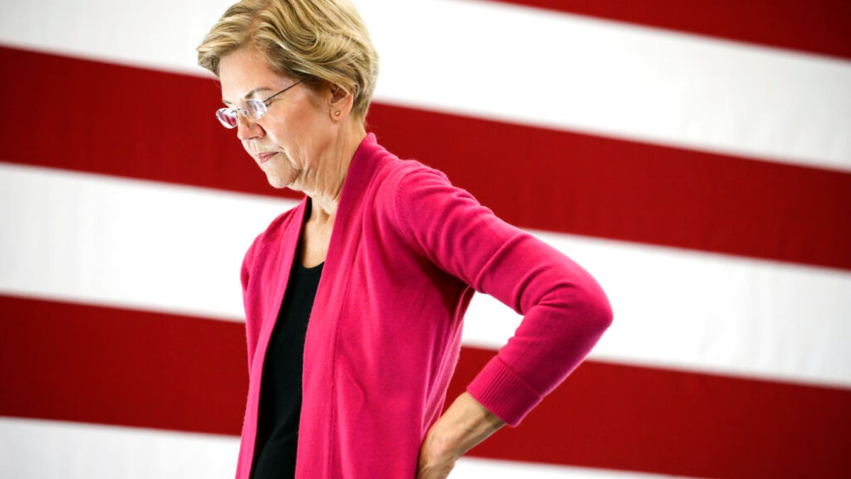 Democratic presidential candidate Sen. Elizabeth Warren, D-Mass., listens to a question during the question and answer part of her campaign event Wednesday, Oct. 30, 2019, at the University of New Hampshire in Durham, N.H. (AP Photo/ Cheryl Senter)