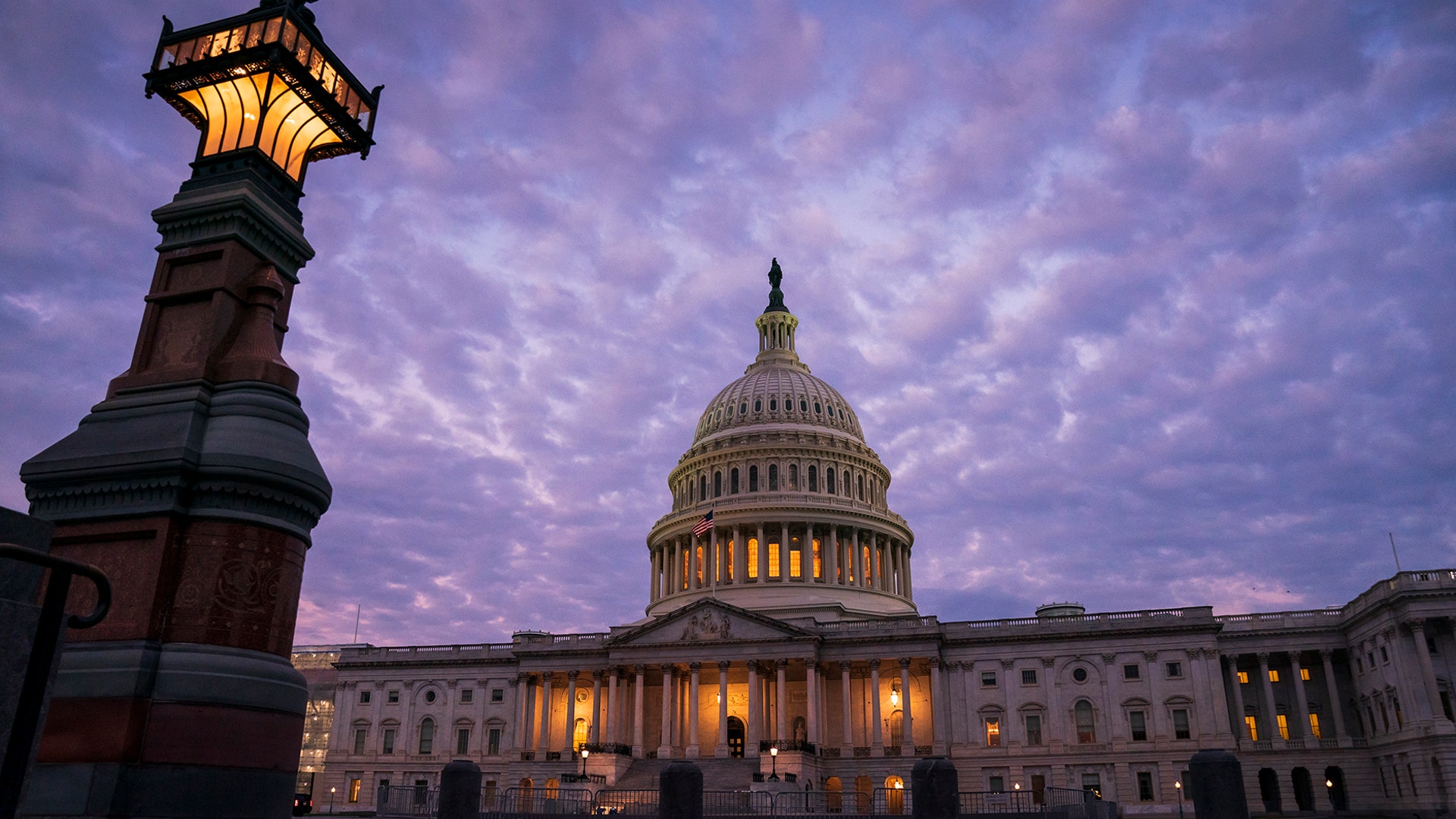 The Capitol in Washington is seen at dawn, Oct. 3, 2019. 