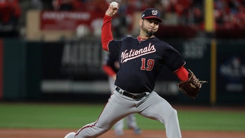 Nationals beat Cards 2-0 in NLCS opener as Sanchez carries no-hitter into 8th inning