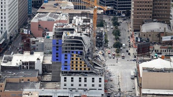 Damaged cranes hampering rescue efforts in partially collapsed New Orleans Hard Rock hotel