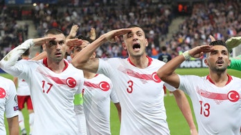 Turkey soccer players defy UEFA investigation threat with military-salute celebration amid Syria incursion