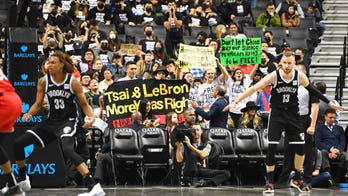 Brooklyn Nets fans target LeBron James, support Hong Kong in Barclays Center protest