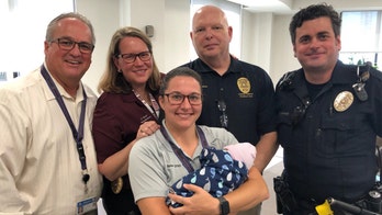 Police in Texas hold baby shower for newborn boy discarded near dumpster