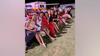 Homecoming queen candidates ditch heels to show support for epileptic classmate