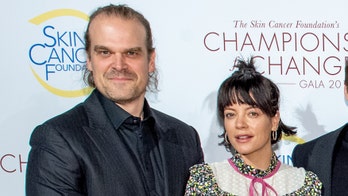 David Harbour shares first Instagram picture with Lily Allen: ‘The prince, princess and the parking lot’