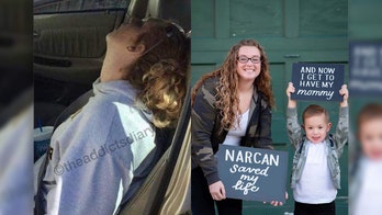 Mom in viral overdose photo celebrates 3 years of sobriety