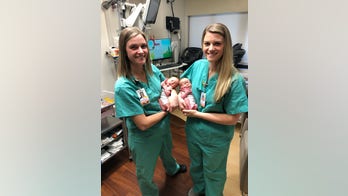 Identical twin nurses in Georgia deliver identical twin babies