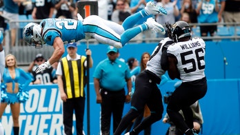 Christian McCaffrey somersaults for touchdown, sets tone for Carolina Panthers' win