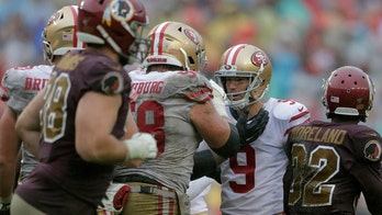San Francisco 49ers, Washington Redskins slop fest summed up in one photo