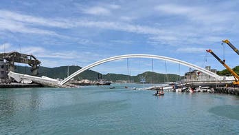 Taiwan arch bridge collapses, at least 10 injured as divers search for possible victims