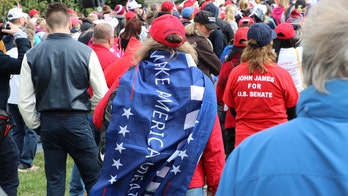 Against impeachment, protesters urge Congress to 'let Trump do his job'
