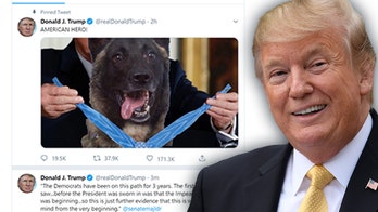 Trump's edited picture of dog from al-Baghdadi takedown ignites mainstream media outrage