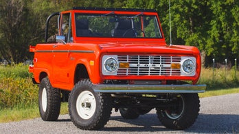 This classic Ford Bronco is powered by an electric 'V8'