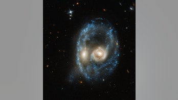 Hubble Telescope spots 'ghostly face' in space