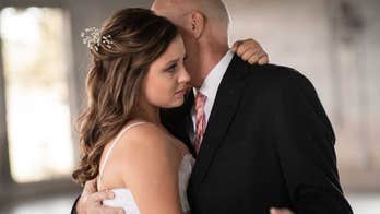 Daughters 'pre-create' wedding dance with terminally ill father in moving photo shoot