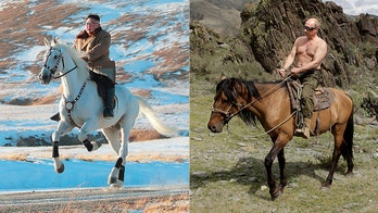 Kim Jong Un channels inner Putin, rides white horse on sacred mountain in equine propaganda shoot
