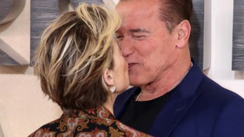 'Terminator: Dark Fate' stars Linda Hamilton and Arnold Schwarzenegger share a kiss