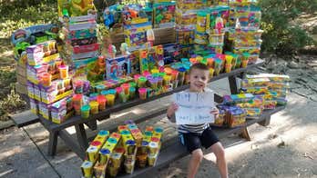 Pediatric cancer survivor donates thousands of toys to hospital to celebrate birthday
