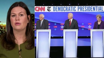 Sarah Sanders: Dems on debate stage knew Warren is frontrunner and Biden is 'finished'