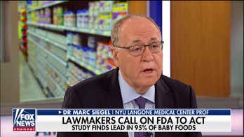 Study finds lead in 95 percent of baby foods: Dr. Siegel says parents should not worry