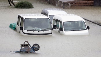 Super Typhoon Hagibis tears through Japan sparking massive floods, at least 1 dead
