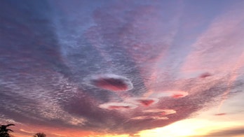 UFOs? Gardener takes stunning cloud pics that look like flying saucers