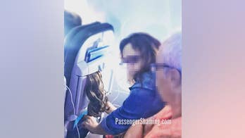 Plane passenger shamed for removing wig, using tray table to brush it