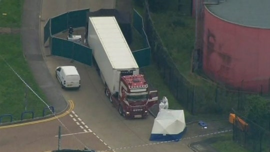 UK police confirm 39 people found dead in truck were from Vietnam, 3 more suspects arrested