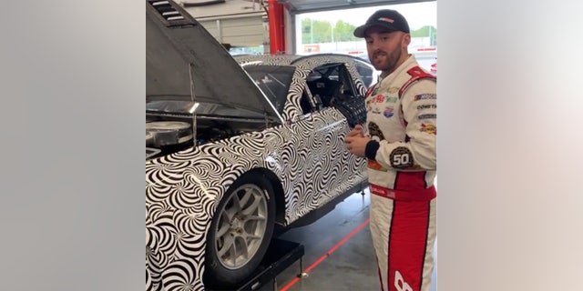 Austin Dillon tested a 2021 NASCAR prototype at Richmond Speedway this week with a conventional V8 engine.