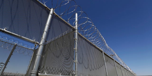 This Aug. 28 image shows the Adelanto U.S. Immigration and Enforcement Processing Center, operated by GEO Group, in Adelanto, Calif. (AP Photo/Chris Carlson)